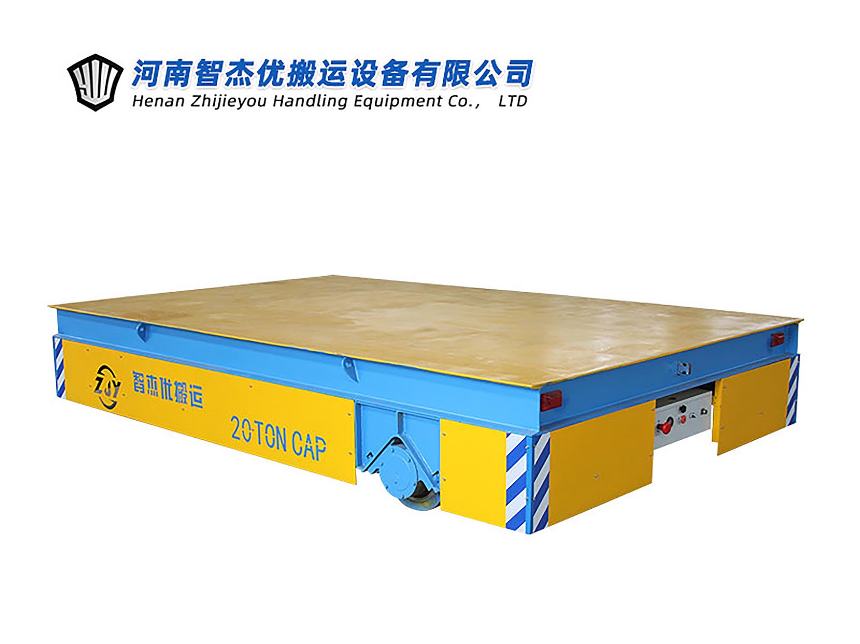 电动四轮搬运平板车